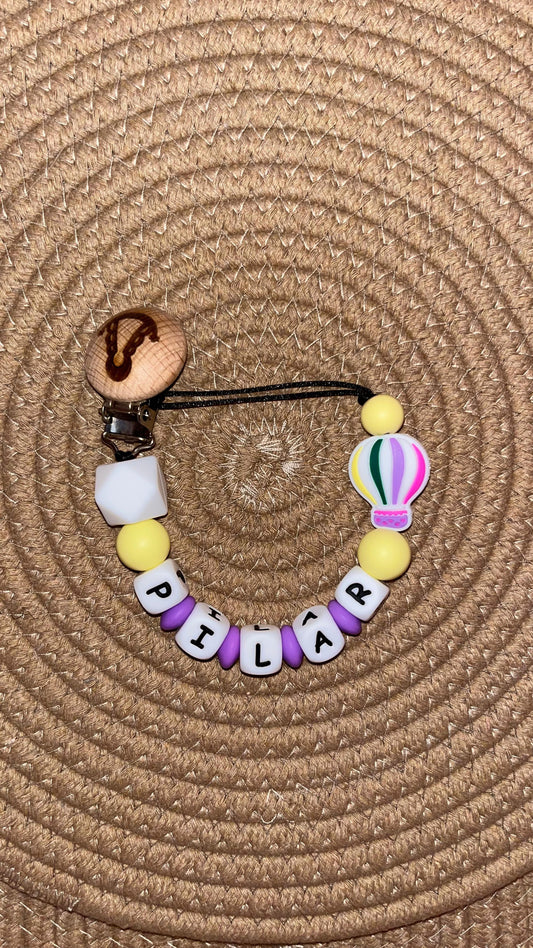 Chupetero con clip Virgen del Rocío